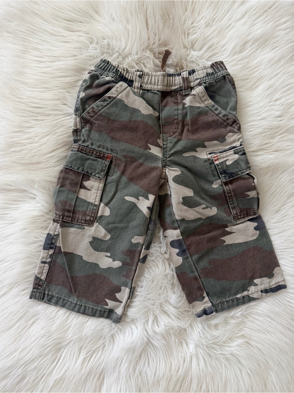 The Children's Place Green Camo Cargo Pants